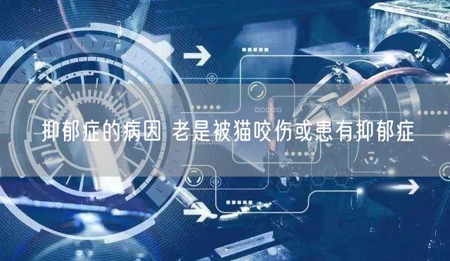抑郁症的病因 老是被猫咬伤或患有抑郁症